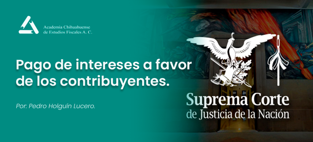 Pago de intereses a favor de los contribuyentes